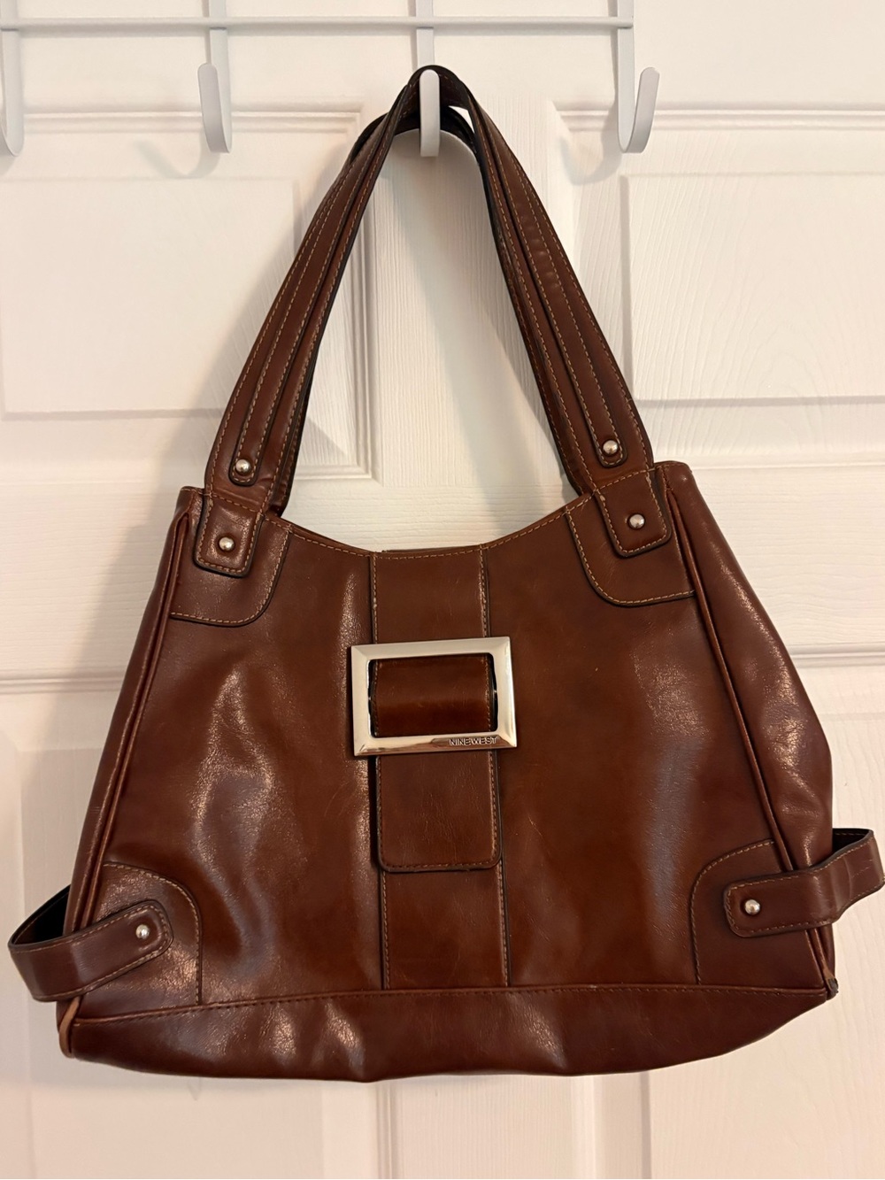 Nine West Y2K Brown Leather Bag